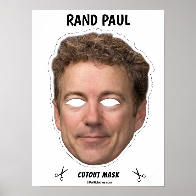 RAND PAUL Halloween Mask Poster (Vorne)