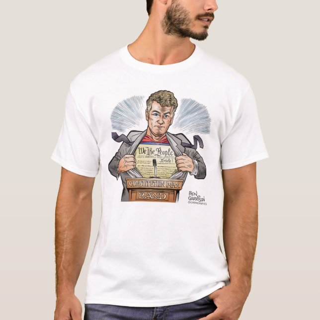 Rand-Paul-Konstitutions-Mann-T - Shirt (Vorderseite)