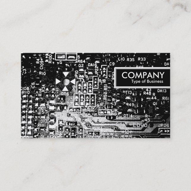 Rand-Umbau - Schaltkreis Visitenkarte (Vorderseite)