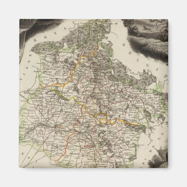 Randabbildungen Magnet (Vorne)