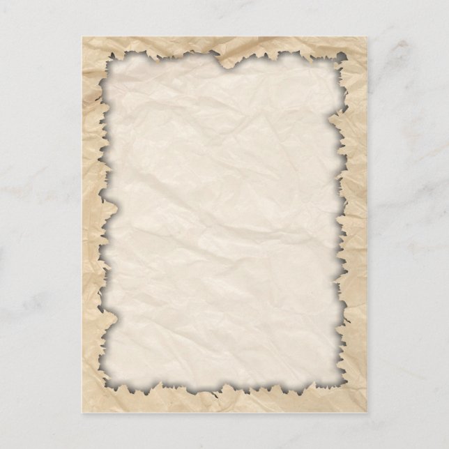 Ränder auf Papier Postkarte (Vorderseite)