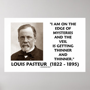 Ränder der Geheimnisse Schleier wird dünner Pasteu Poster