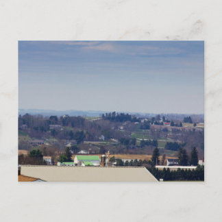 Randgebiete von Berlin, Ohio im Spätwinter Postkarte