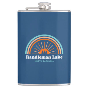 Randleman Lake North Carolina Rainbow Flachmann