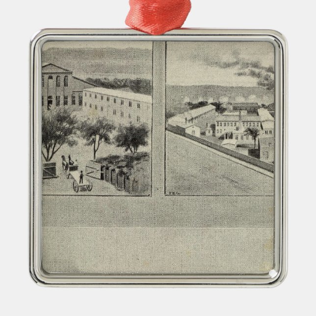 Randolph & Clowes, Wasserbury Silbernes Ornament (Vorne)