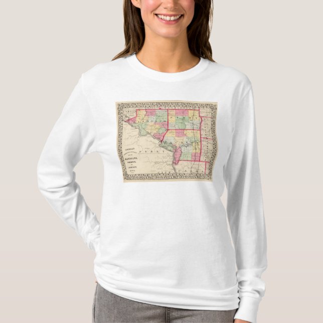 Randolph, Perry, Jackson-Landkreise T-Shirt (Vorderseite)