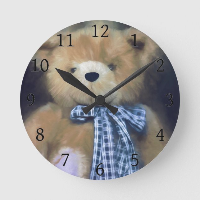 Randolph - Schwindel Runde Wanduhr (Vorderseite)