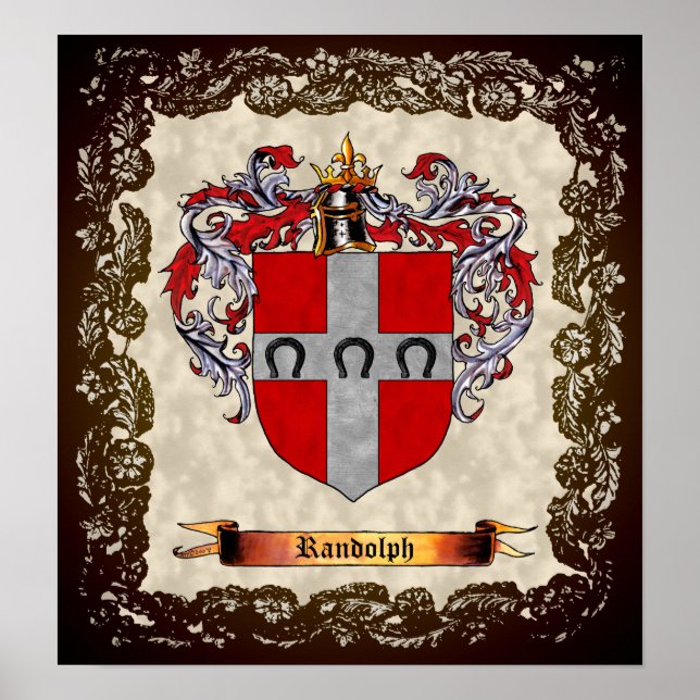 Randolph-Wappen Poster (Vorne)