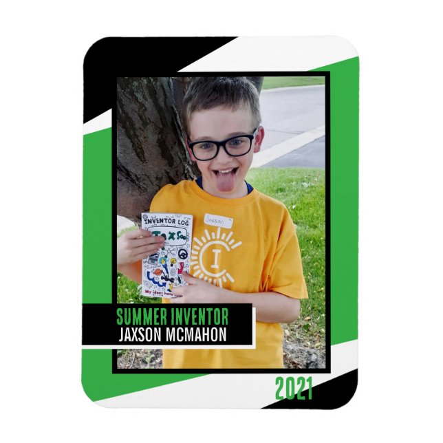 Random Achievement No Child Verlassen hinter Green Magnet (Vertikal)