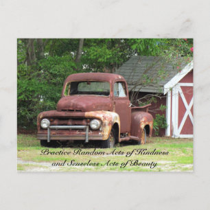 Random Act of Kindess Postcard - Truck Postkarte