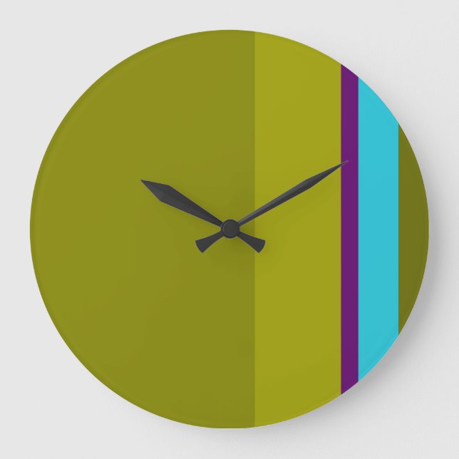 Random Act of Violet Große Wanduhr (Vorderseite)