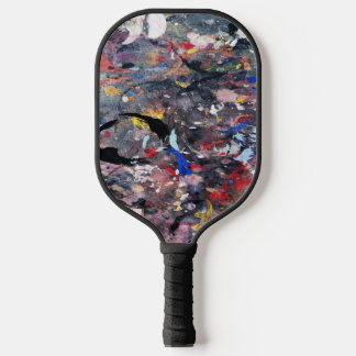 random art pickleball schläger
