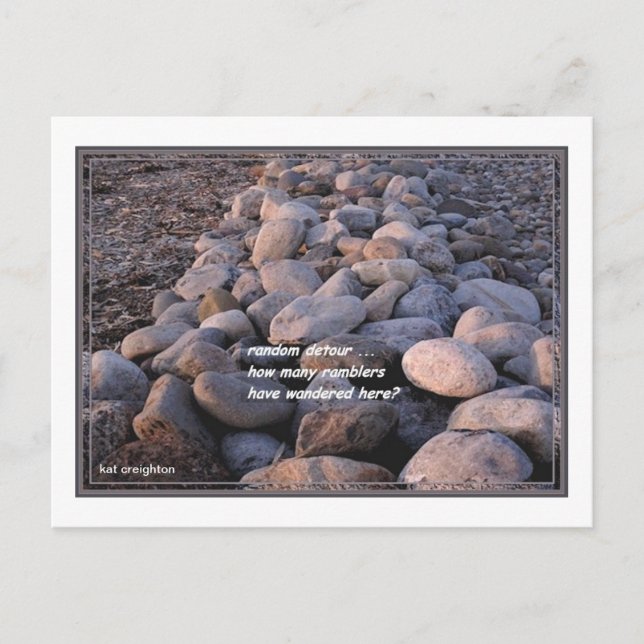 Random Detour Postkarte (Vorderseite)