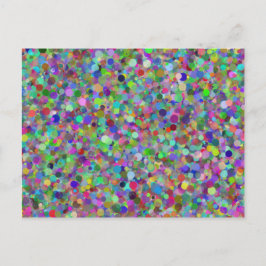 Random Dot Postcard Postkarte