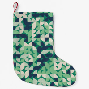 Random farbige Viertelkreise, generativ. Kleiner Weihnachtsstrumpf
