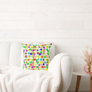 Random Geometric Muster Kissen
