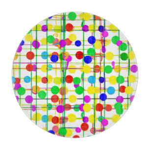 Random Geometric Muster Schneidebrett