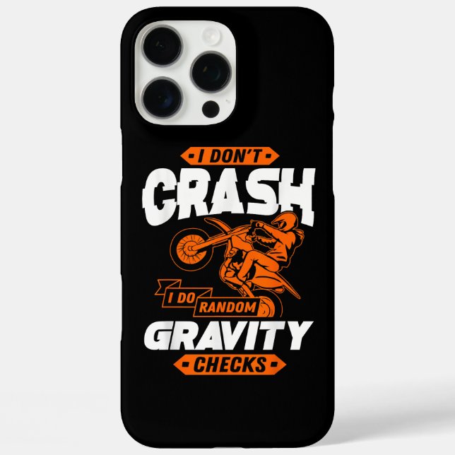 Random Gravity Karos - Motocross & Dirt Bike Case-Mate iPhone Hülle (Rückseite)