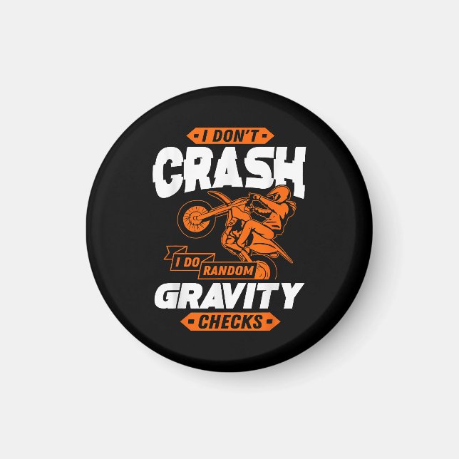 Random Gravity Karos - Motocross & Dirt Bike Magnet (Vorne)