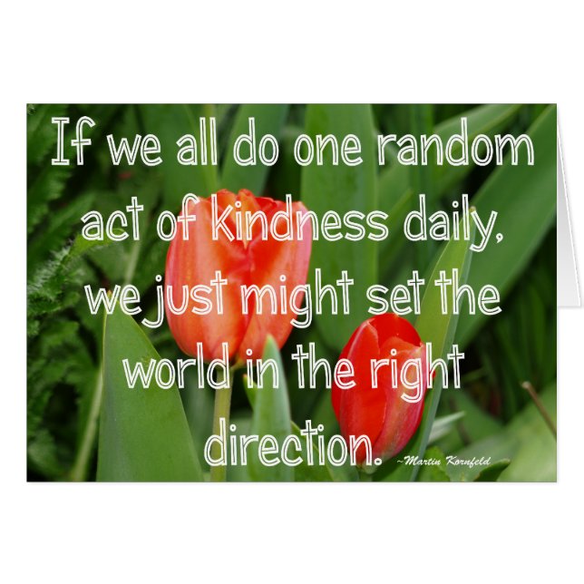 Random Kindness (Vorderseite (Horizontal))