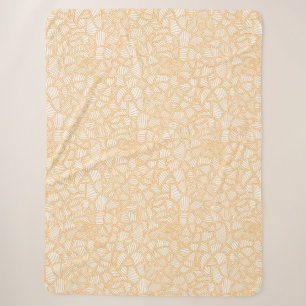 Random Leaf Mosaic Pale Orange Sherpadecke