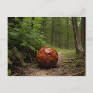Random Meatball in Wald Postkarte