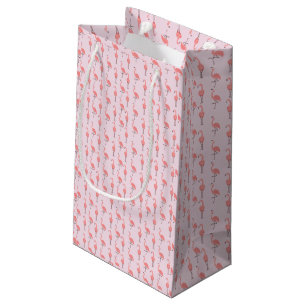 Random Pink Flamingo Bird Muster Kleine Geschenktüte
