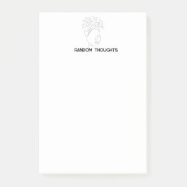 Random Thoughts Postit Notes Post-it Klebezettel