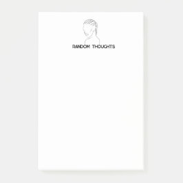Random Thoughts Postit Notes Post-it Klebezettel