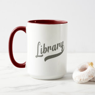 Random Varsity - Bibliothek Tasse