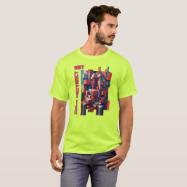 Randomisierte farbenfrohe Zahlen T-Shirt