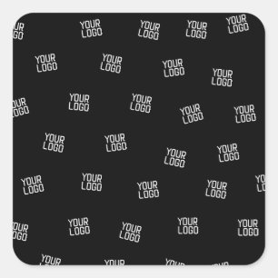 Randomisiertes Design, Geschäftslogo oder Bild Quadratischer Aufkleber