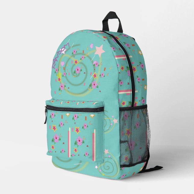 Randow Print Cut Sew Backpack Bedruckter Rucksack (Rückseitige Ecke Rechts)