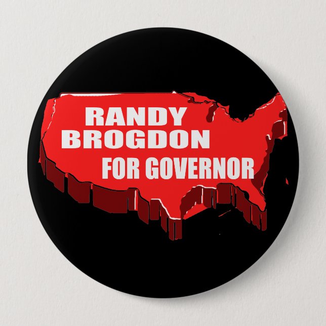RANDY BROGDON FÜR GOVERNOR BUTTON (Vorderseite)
