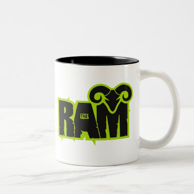 Randy "das RAM " Zweifarbige Tasse (Rechts)
