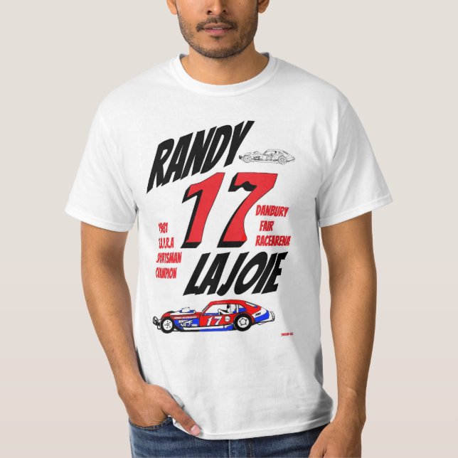 Randy Lajoie SNYRA Danbury angemessenes Racearena T-Shirt (Vorderseite)