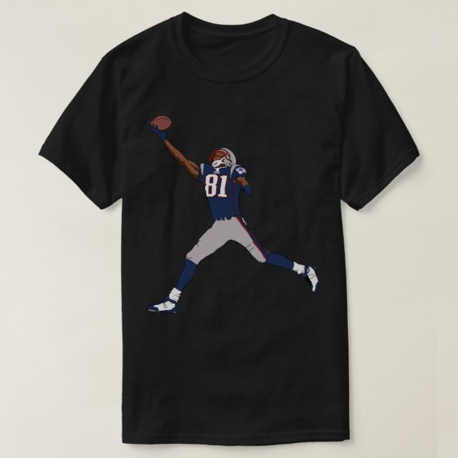 Randy Moss Patriots Sticker T-Shirt (Design vorne)