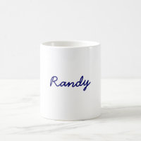 Randy-Name Art-Tasse