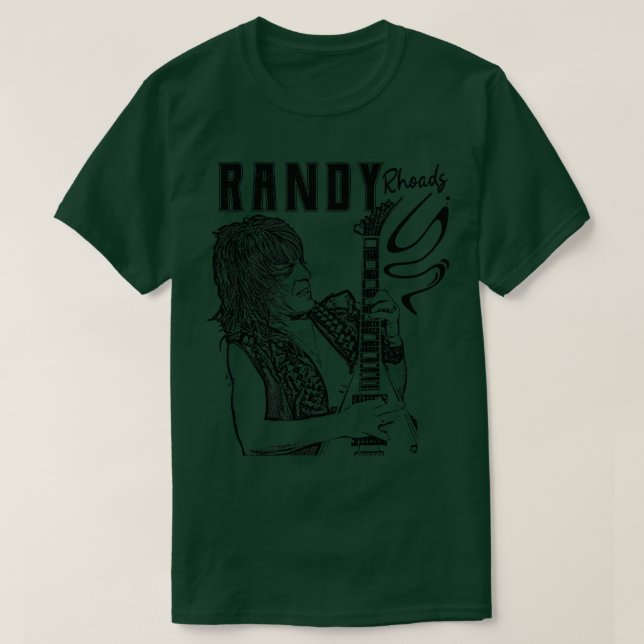 Randy Rhoads Gitarrist T-Shirt (Design vorne)