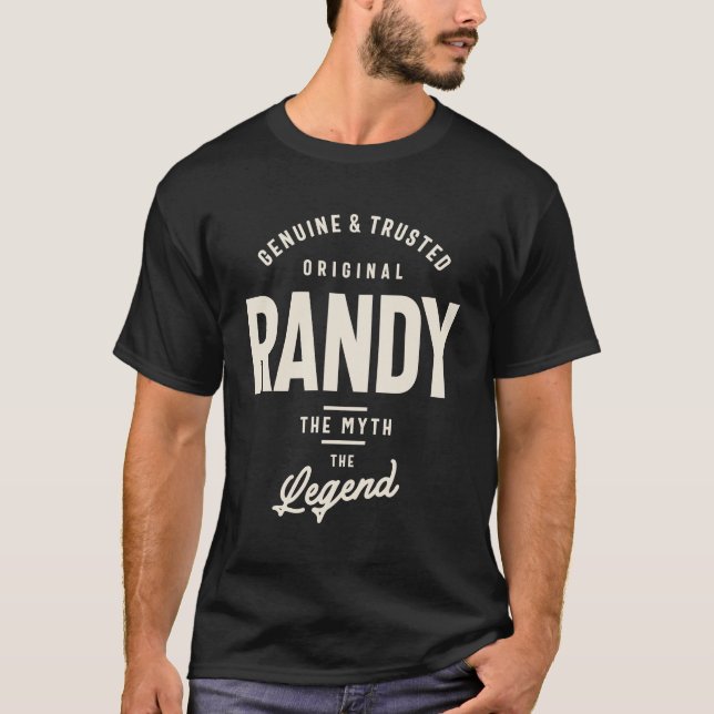 Randy The Myth The Legend - Randy Name T-Shirt (Vorderseite)