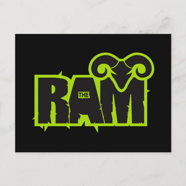 Randy "The Ram" Postkarte (Vorderseite)
