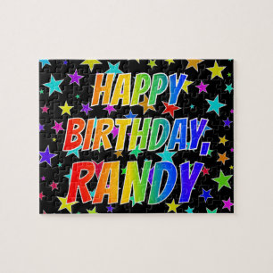 "RANDY" Vorname, Spaß "GLÜCKLICHER BIRTHTAG" Puzzle
