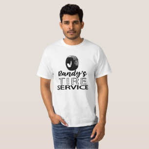 Randy's Toire Service   Schwarzes Logo   Sie anpas T-Shirt