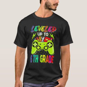 Rang 6 des Gamers zurück in die Schule T-Shirt
