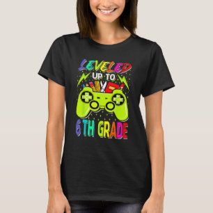 Rang 6 des Gamers zurück in die Schule T-Shirt