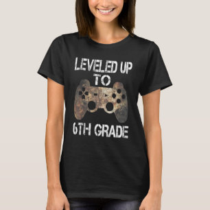 Rang 6 des Gamers zurück in die Schule T-Shirt
