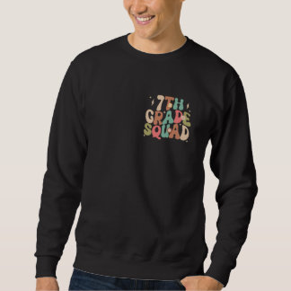 Rang 7 der Grade Squad Groovy Zurück zur Schule Ni Sweatshirt