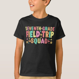 Rang 7 der Runde Platz Squad Funny Students Teache T-Shirt