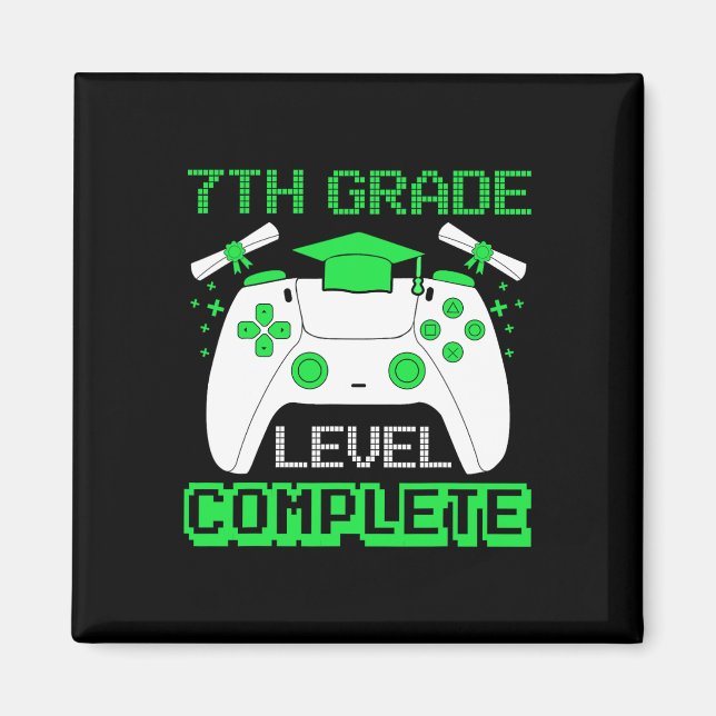 Rang 7 des absoluten Gamers 7. Klasse Magnet (Vorne)