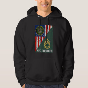 Rang und Flagge des Rang- und Flaggendienstmitarbe Hoodie